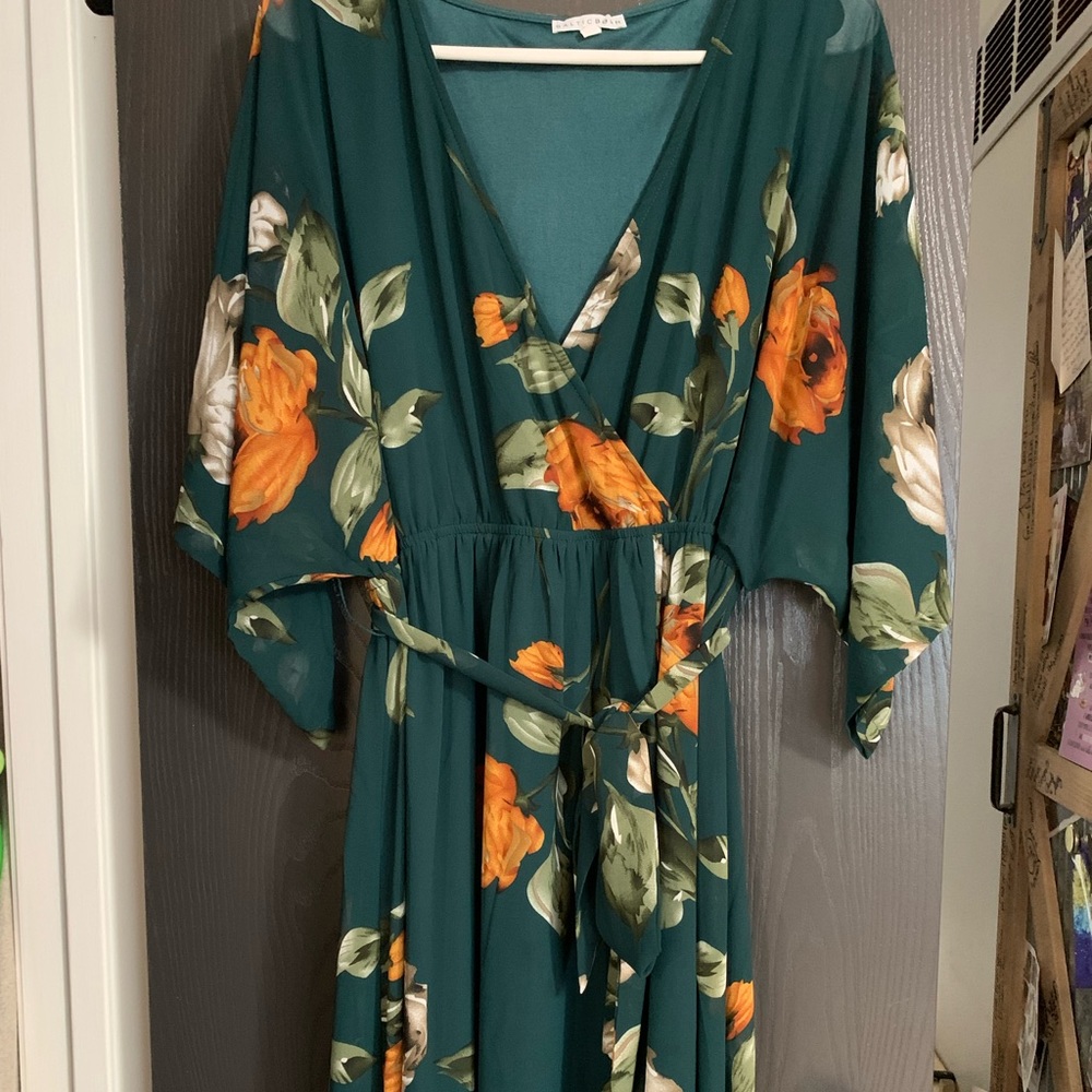 Floral Print Maxi Dress